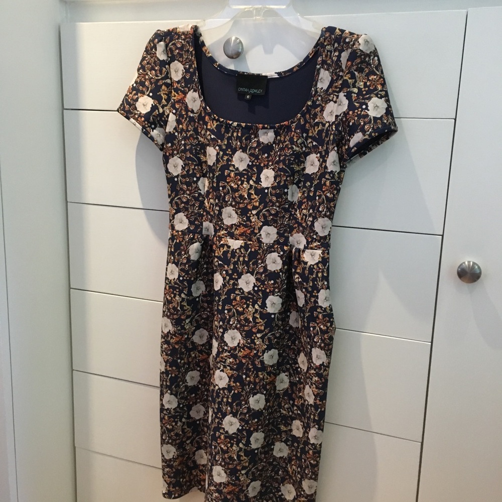 Cynthia Rowley scuba print dress